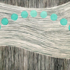 Vulkaaninen lasi (vihreä)